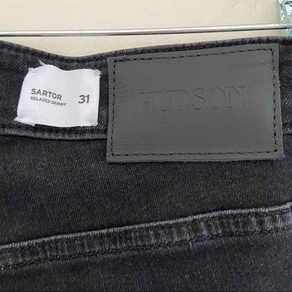 HUDSON Jeans Men’s Sartor Relaxed Skinny Jeans - Picture 9 of 11